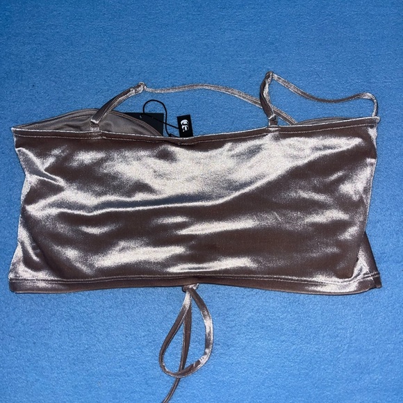 H&M Rutched Velvet Cami (Large) - Picture 2 of 4